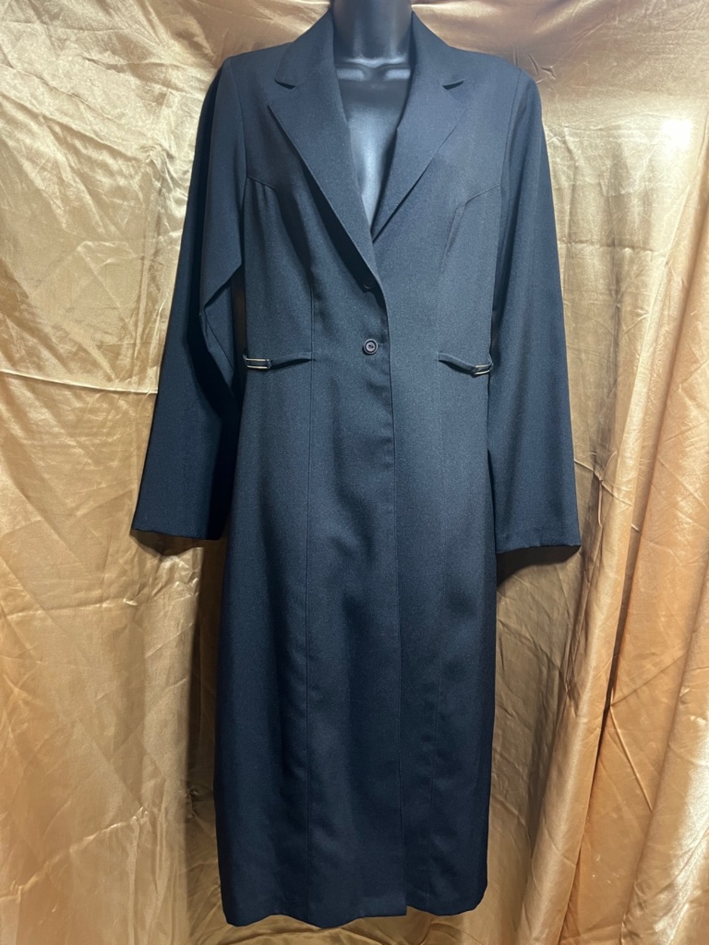 Black Single Breast Dress